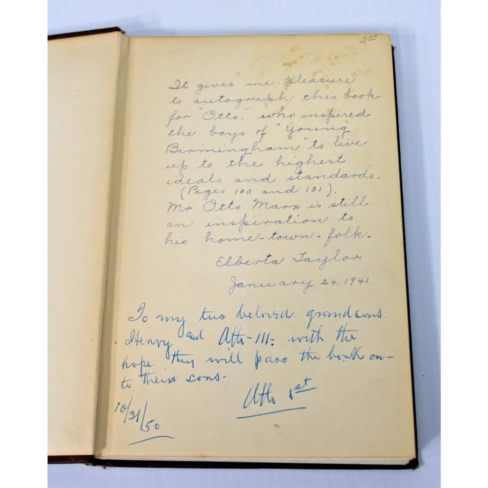 RARE Signed Inscribed 